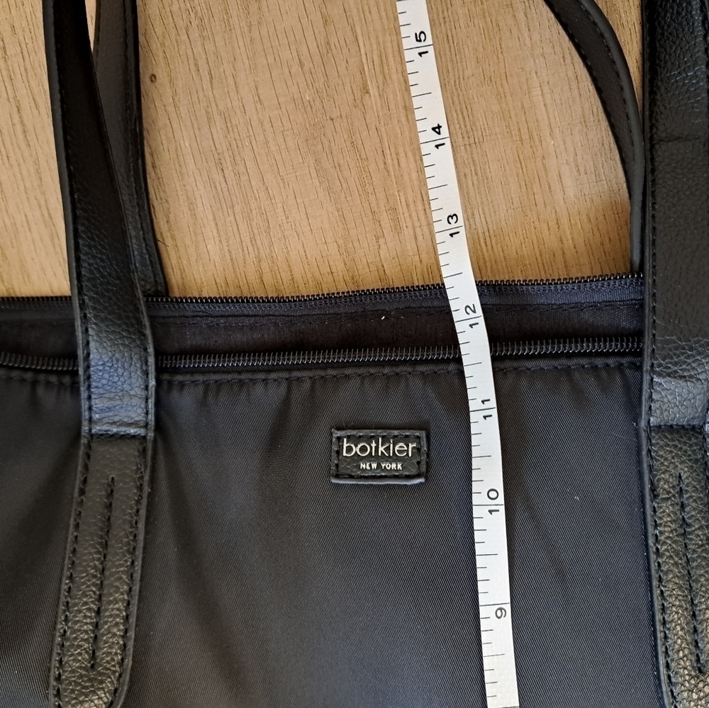 BOTKIER Black Nylon Shoulder Tote Bag - Picture 7 of 8